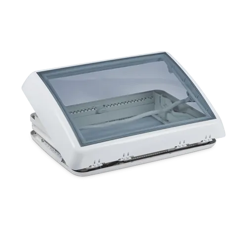 Dometic Midi Heki Skylight w/ LED Lighting & White Edge Dome