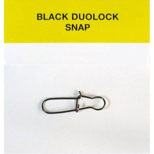 Seahorse Tackle Duolock Snaps Black Size 01