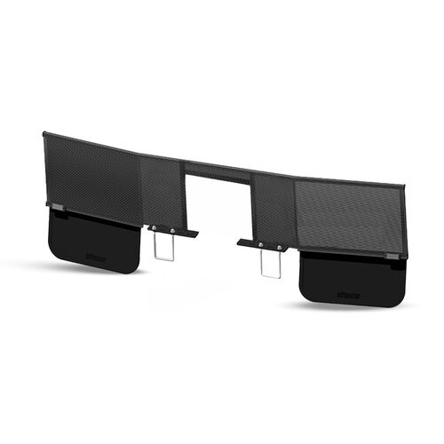 D-Flector Caravan Aluminium Stone Guard Ultra Light - Centre Cut Out