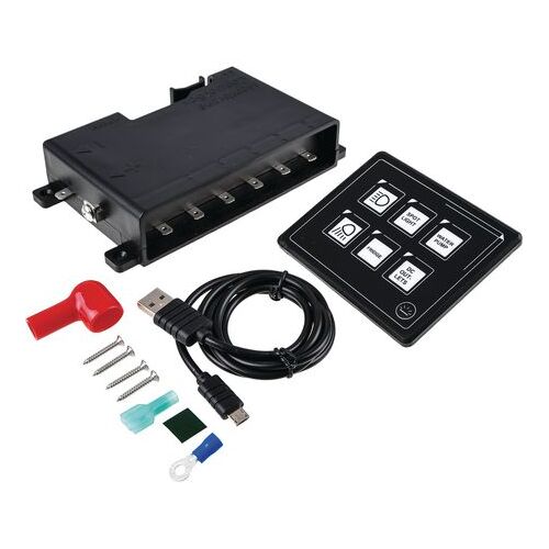 DRIVETECH 4X4 6-WAY TOUCH SWITCH PANEL WITH BLUETOOTH CONTROL