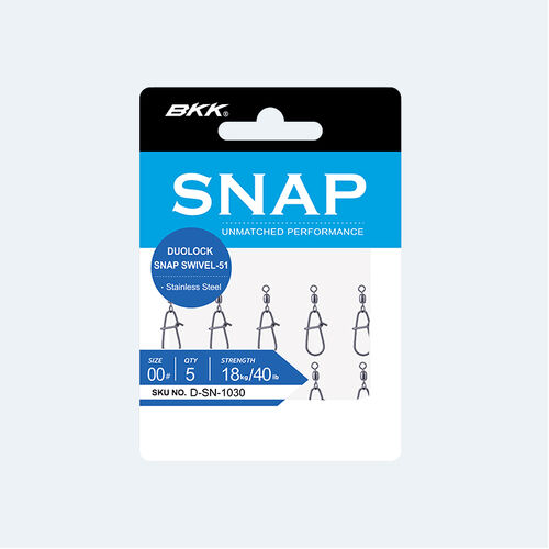 BKK Duolock Snap Swivel-51 - #0 - 5 Per Pack
