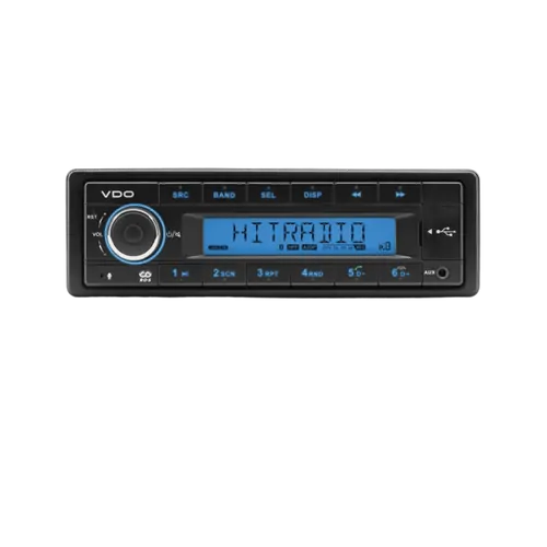 Vdo Vdo Media Player 24V Headunit Mp3/Aux/Tuner/Usb/Bluetooth Lcd Display *Not Cd Compatible