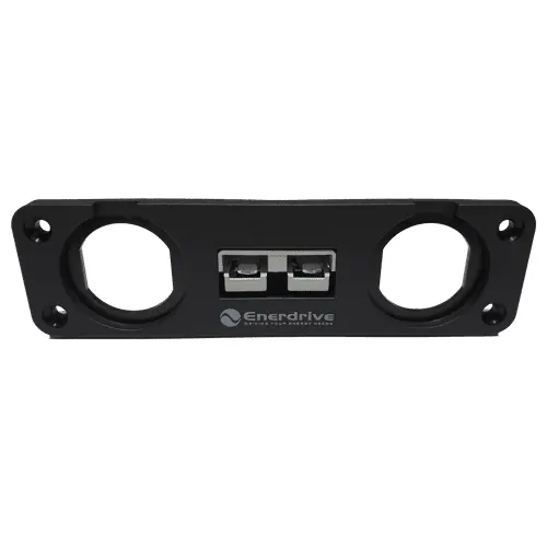 Enerdrive Panel Mount 50A Anderson Plug Holder And 2 Socket Holes