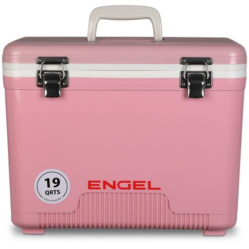 Engel 18 Litre Cooler / Dry Box - PINK