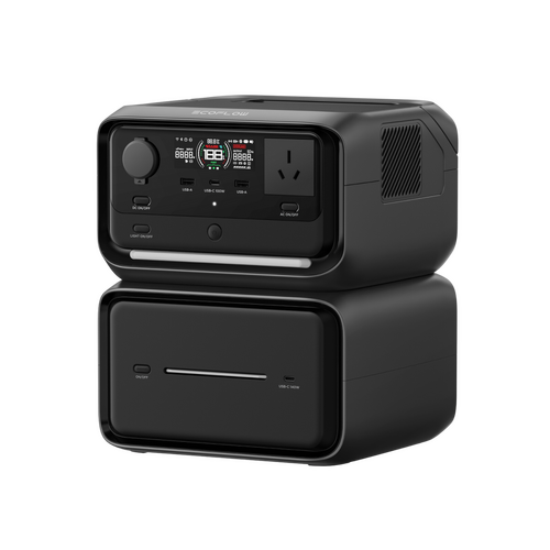 EcoFlow River 3 Max Plus Portable Power Station with 600W AC output & Built in 858Wh (71Ah@12V) LFP Battery