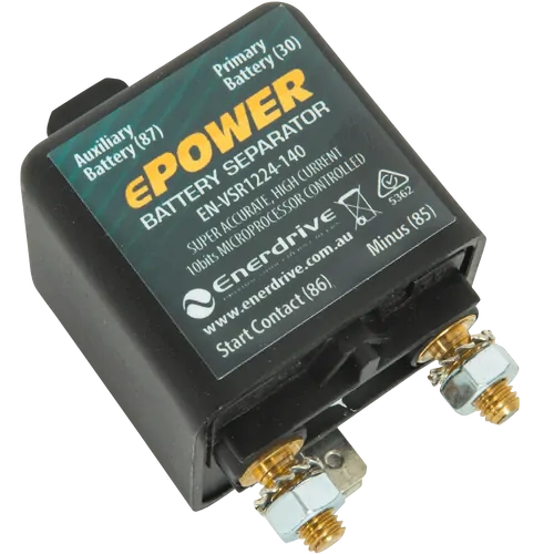 Enerdrive 12/24V-140A Dual Sense Vsr Relay Low Voltage