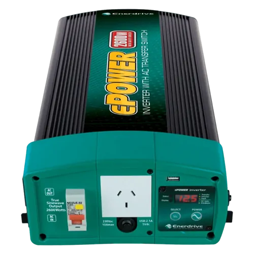 Epower 2600W/12V W/Rcd & Ac Tfer Switch