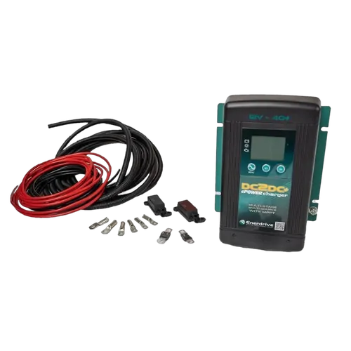 ENERDRIVE DC2DC CHARGER - 12V 40A with Universal Wiring Kit