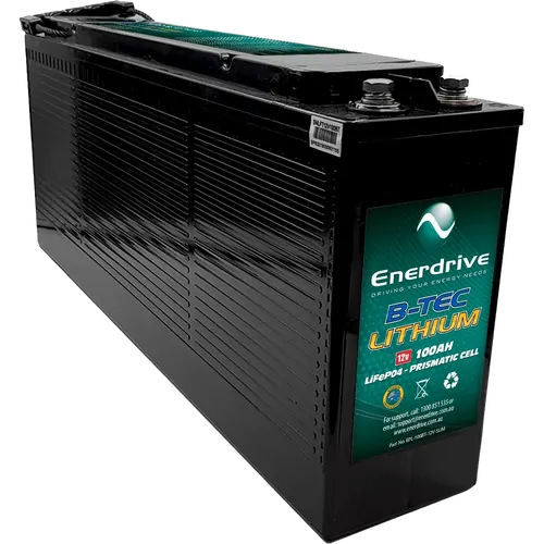 B-Tec 100Ah 12V Lifepor4 Slim Case Battery