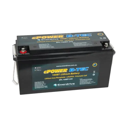 B-Tec 100Amp / 24V Lifepo4 Battery Bt
