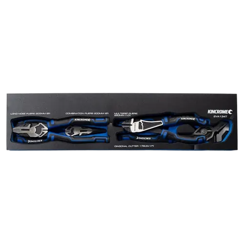 Kincrome Cantilever 4 Piece Plier Eva Tray