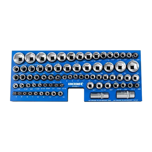 Kincrome Truck Box 74 Piece Lok-On Sockets Eva Tray