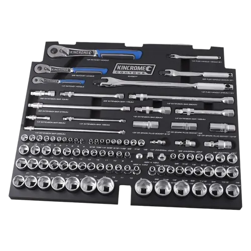 Kincrome Contour 97 Piece Lok-On Sockets & Accessories Eva Tray