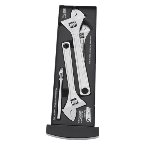 Kincrome Contour 4 Piece Adjustable Wrench Eva Tray
