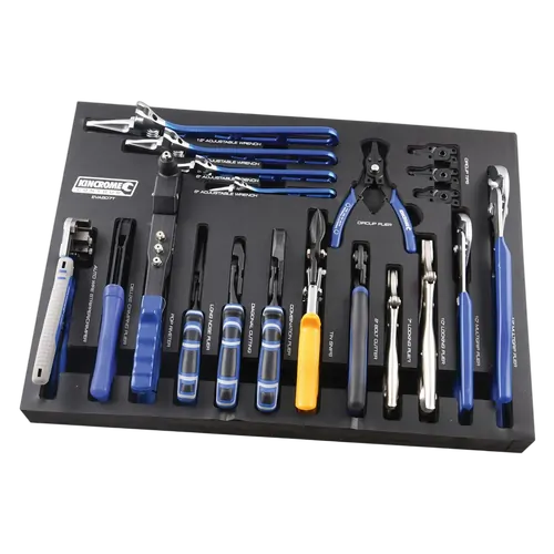 Kincrome Contour 17 Piece Pliers & Wrenches Eva Tray