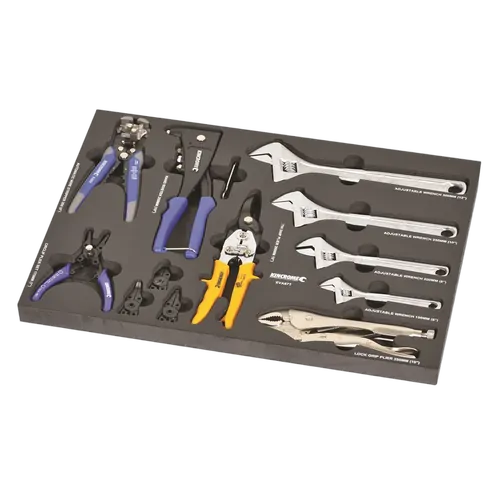 Kincrome Contour 13 Piece Pliers & Wrenches Eva Tray