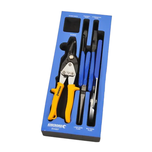 Kincrome Truck Box 5 Piece Pliers & Tin Snips Eva Tray
