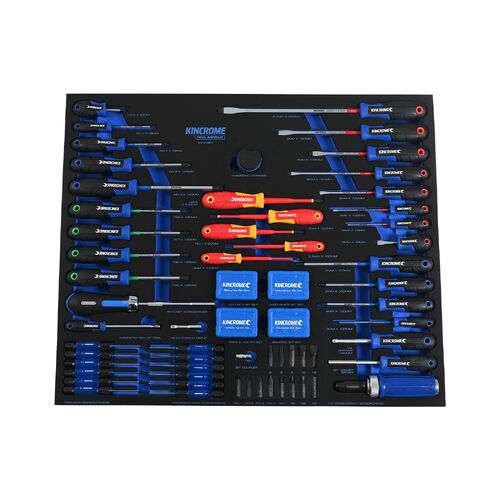 Kincrome TOOL ARMOUR 198 Piece TorqueMaster Screwdrivers & Fastening EVA Tray