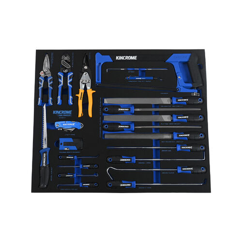 Kincrome TOOL ARMOUR 22 Piece Cut, Hook & Scrape EVA Tray