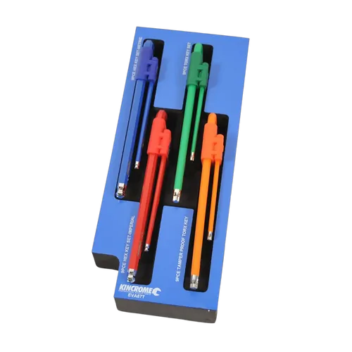 Kincrome Truck Box 36 Piece Hex & Torxft Keys Eva Tray