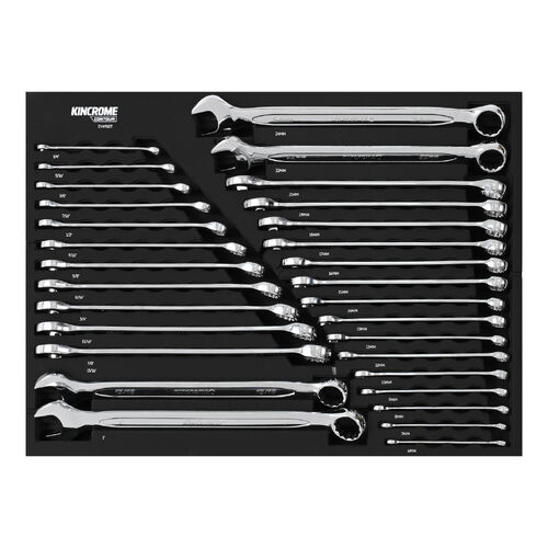Kincrome CONTOUR 30 Piece Combination Spanners EVA Tray