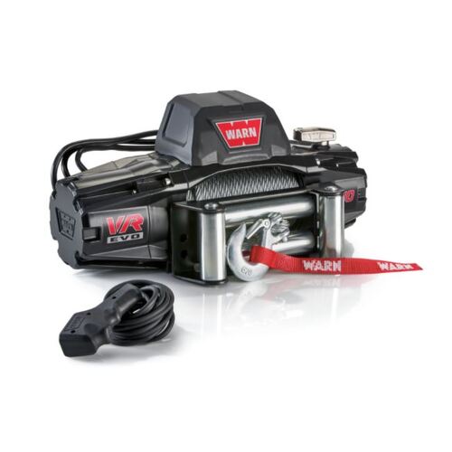 Warn 12V 10,000lb Recovery Winch with 27m Wire Rope w/ 2in1 Wireless Remote