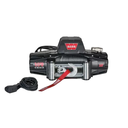 Warn 12V 12,000lb Recovery Winch with 26m Wire Rope w/ 2in1 Wireless Remote