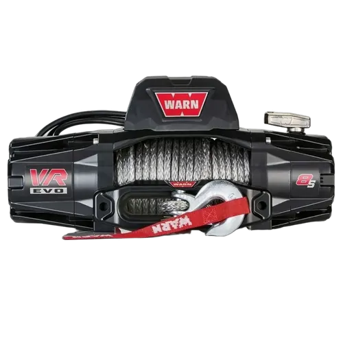 Warn 12V 8,000lb Recovery Winch with 27m Synthetic Rope w/ 2in1 Wireless Remote