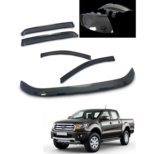 Sunland-Protection Bonnet Protector, Weathershields And Headlight Protects To Suit Ford Ranger Px 09/11 - 07/15