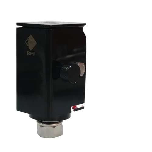 RFI Folding Bull Bar Bracket; Black Chrome