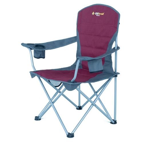 Oztrail Deluxe Arm Chair - Red