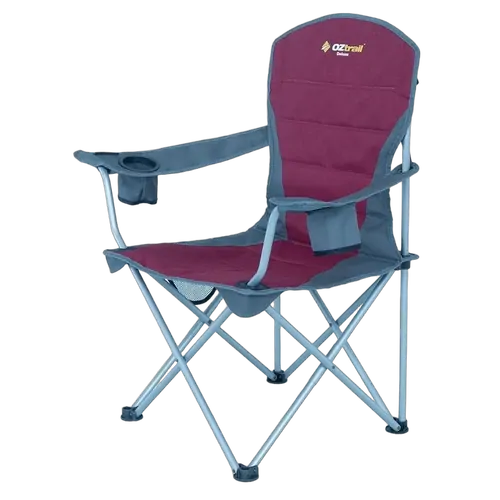 Oztrail Deluxe Arm Chair - Red