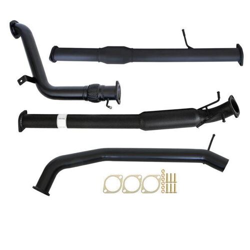 Ford Ranger PX 2.2L 9/2011 - 9/2016 3" Turbo Back Carbon Offroad Exhaust With Hotdog & Cat