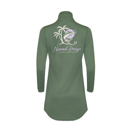 Nomad Design Tech Dress Womens Marlin Sunset - Sage - 10