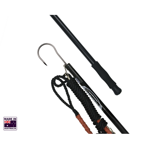 Hookem Round Flying Gaff - 10 X 100mm (4") Stainless Head - 1.5M