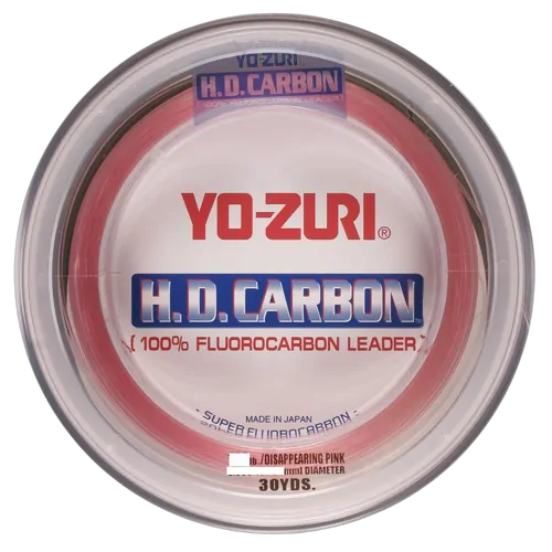 Yo-Zuri HD Carbon Leader 30yd - 30lb Pink
