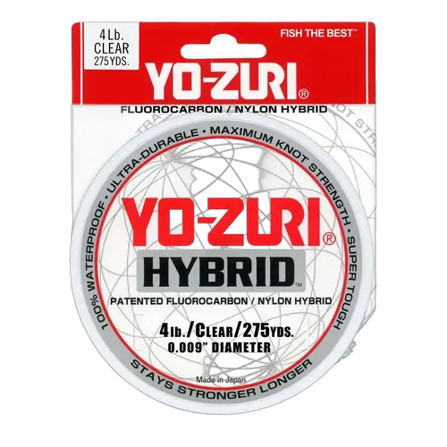 Yo-Zuri Hybrid Floatuorocarbon - Camo Green 275yd - 4lb