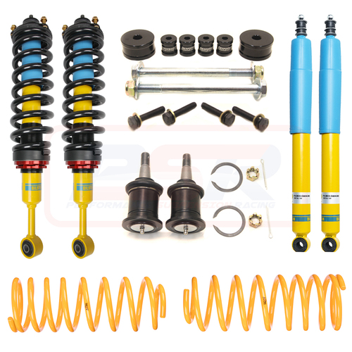 Performance Suspension Racing Bilstein 2-4/2" Budget Lift Kit Extreme Heavy Duty Front and Heavy Duty Rear to suit Toyota Fortuner Gen 2 2015-On
