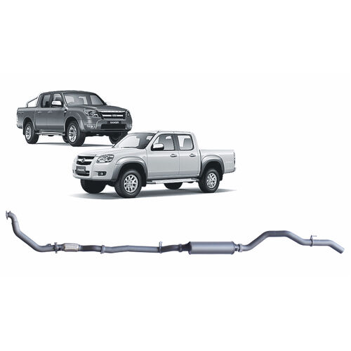 Redback Extreme Duty Exhaust for Ford Ranger (01/2006 - 08/2011), Mazda BT-50 (11/2006 - 10/2011)