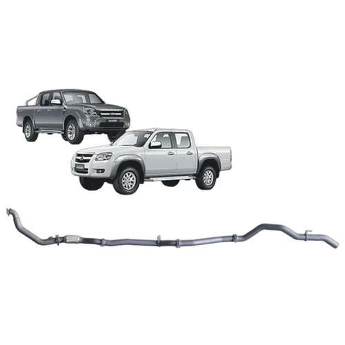 Redback Exhaust For Ford Ranger 2006-2011 MZR-CD 3.0 Litre No Catalytic Converter - Pipe Only