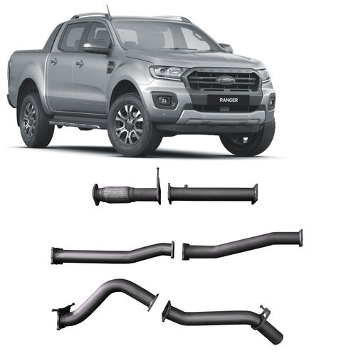Redback Extreme Duty Exhaust for Ford Ranger 2.0L Bi-Turbo (10/2018 - 05/2022)