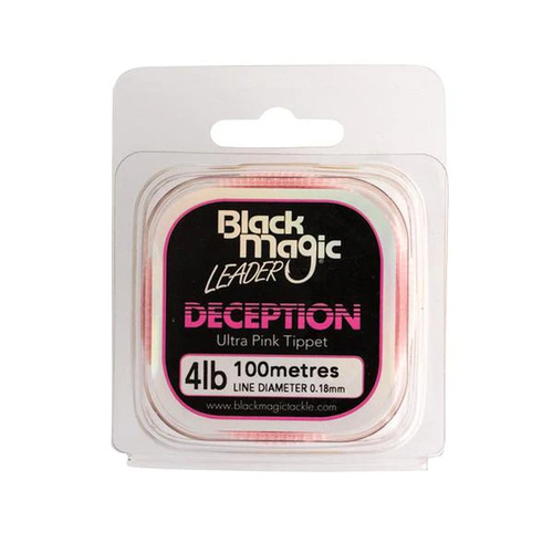 Black Magic Deception Tippet Ultra Pink 4LB - 100M