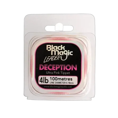 Black Magic Deception Tippet Ultra Pink 4LB - 100M