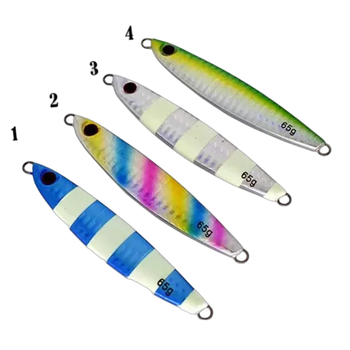 Slow Pitch Jig 65grm Blue/White - Beacon Basher 2 (1)