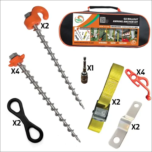 Ground Dogs Rollout Awning Anchor Kit