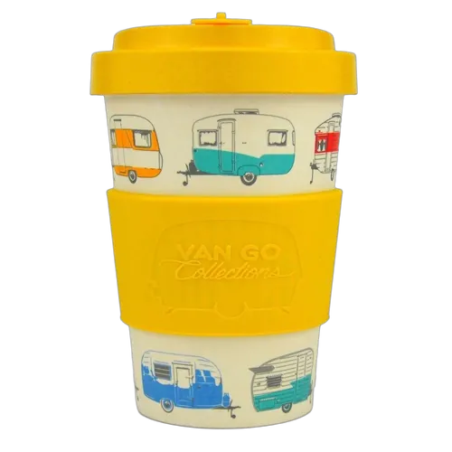Van Go Collections Bamboo Travel Mug 400ml Van Go Collections 'Autumn' Yellow