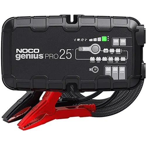 Noco GENIUSPRO25 6V/12V/24V 25-Amp Smart Battery Charger