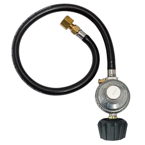 Gasmate Safelok Bbq Hose & Regulator LCC27 1/4 Bsp W/Adaptor