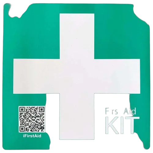 SURVIVAL Compliant Vehicle First Aid Sticker