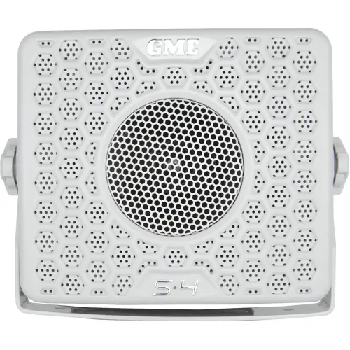 GME GS400 80 Watt IP54 Marine Box Speakers - 135 x 120mm (Pair) - White